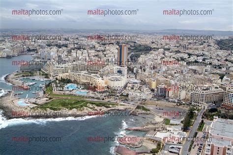 St Julians Aerial - Malta Photos