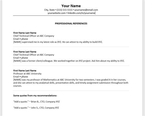 How to Create a Reference Sheet for Your Job Applications (with a Sample) - TM Editorial