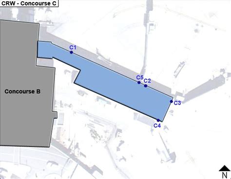 Yeager Airport Map | CRW Terminal Guide