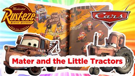 Cars Read Along Story book l Cars Mater and the Little Tractors l Read Aloud Story Books for ...