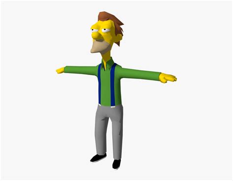 Download Zip Archive - Simpsons Hit And Run Character Models, HD Png ...