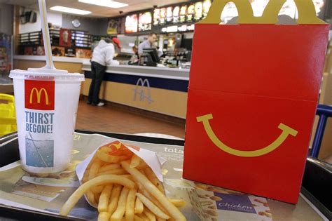 McDonald’s is trying to make Happy Meals healthier