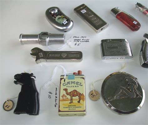 Old Lighters, 14 total. Dates from 1940s to 2000s