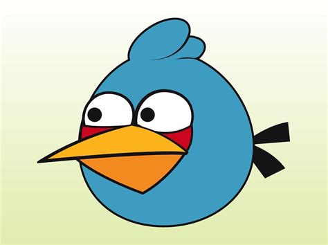 Blue Angry Bird Vector Art & Graphics | freevector.com