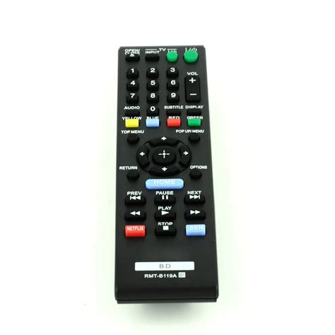 Remote Control OEM Replacement RMT B119A for Sony Blue Ray DVD Player ...