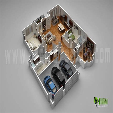 3d luxury floor plans design for residential home | homify