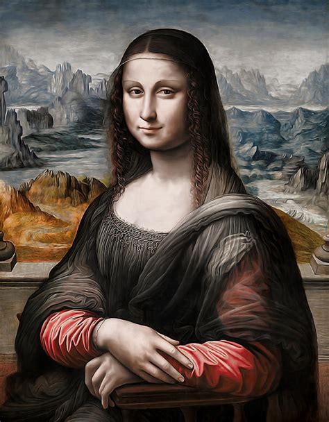 Digital Framed Print of the Mona Lisa by Leonardo Da Vinci - agrohort.ipb.ac.id