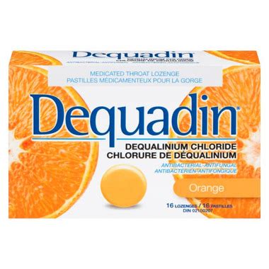 Buy Dequadin Dequalinium Chloride Orange Lozenges at Well.ca | Free ...