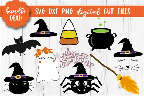 Halloween SVG Bundle - DXF - PNG Digital Cut Files