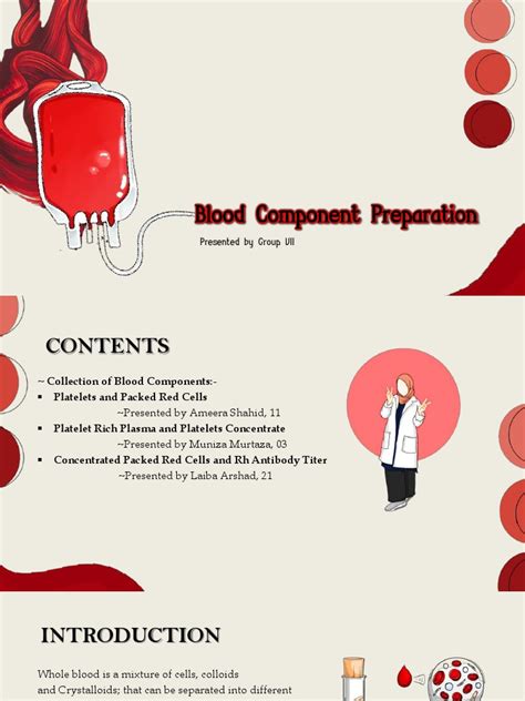 Preparation and Collection of Blood Components: A Guide to Platelets ...