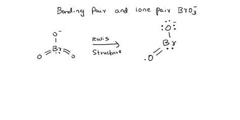 SOLVED: In the Lewis dot formula for the bromate ion (BrO3- ) that ...