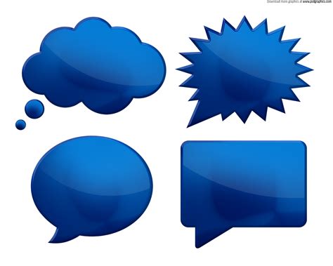 11 Thought Speech Bubble PSD Images - Speech Bubbles PSD, Speech Bubble Vector Art and Bubble ...