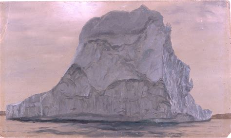 Design is fine. History is mine. — Frederic Edwin Church, Iceberg studies, 1859....