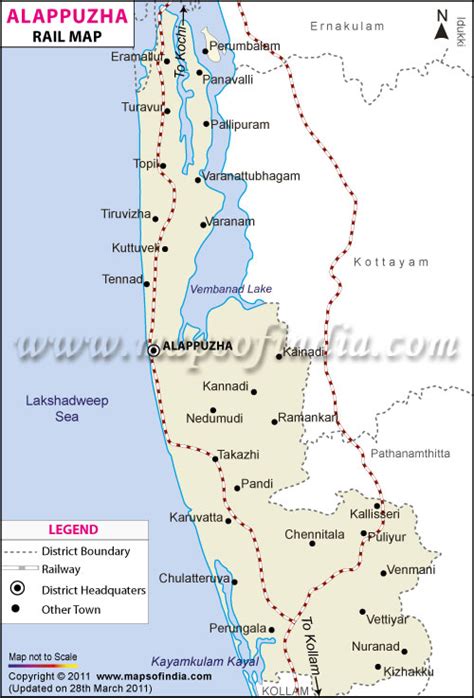 Alappuzha Railway Map