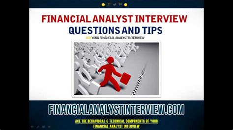 Financial Analyst Interview Questions and Tips - YouTube