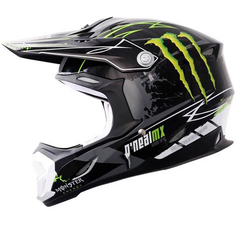 Oneal 712 Monster Energy Motocross Helmet | Motocross helmets, Monster ...