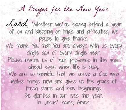 A prayer for the New Year. | New years prayer, Prayers, New year devotions