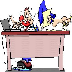 Busy Office Clip Art