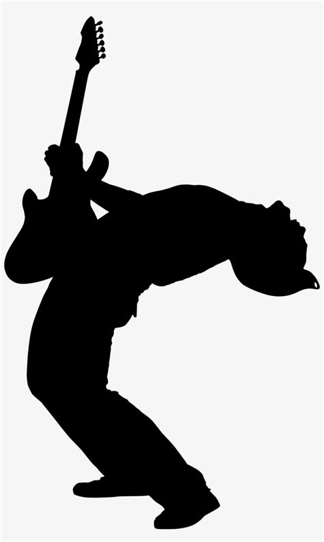 Guitarist Silhouette Vector Eps Vector Material - Guitar Player ...