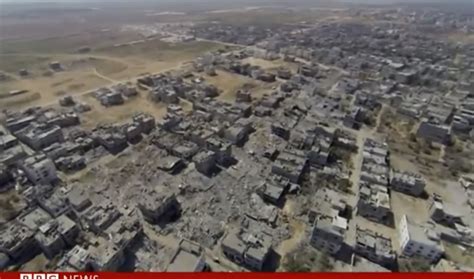 Drone footage shows how completely destroyed Gaza is right now | The World from PRX