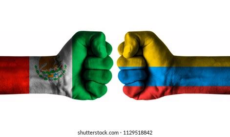 Mexico Vs Colombia Stock Photo 1129518842 | Shutterstock