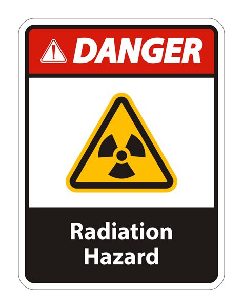 Radiation Hazard Symbol Sign Isolate On White Background,Vector ...