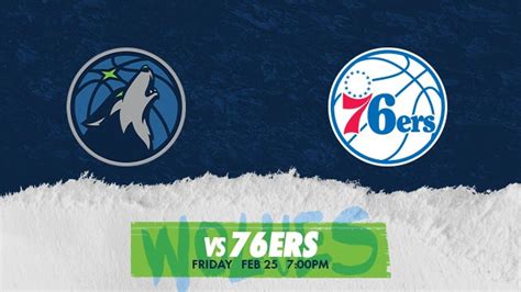 Minnesota Timberwolves vs. Philadelphia 76ers | Target Center