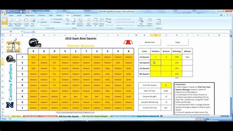 Lottery Pool Spreadsheet Template in 009 Template Ideas Football ...