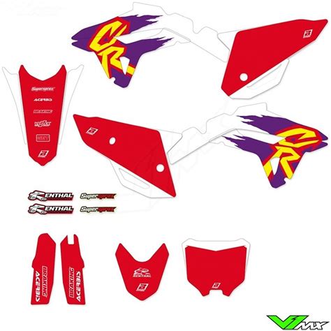 Blackbird Retro Graphic Kit - Honda CRF250R