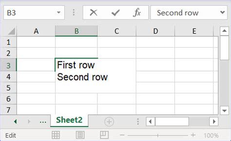 Alt+Enter: Start a New Line in the Cell - ExcelNotes