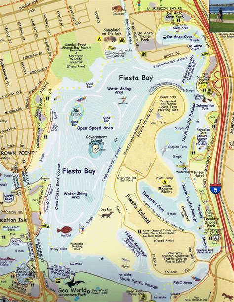 Map Of Mission Bay San Diego - Map Of Massachusetts