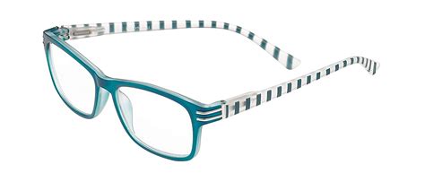 SIGHT STATION Plus 3 Blue Striped Evelyn Reading Glasses – BigaMart