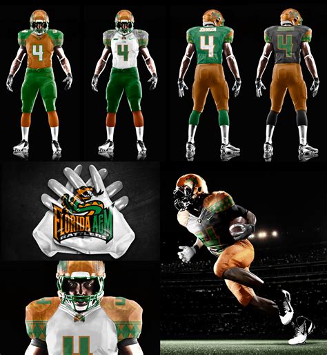 Epic FAMU Football Jersey Design: Nike Pro Combat Jersey