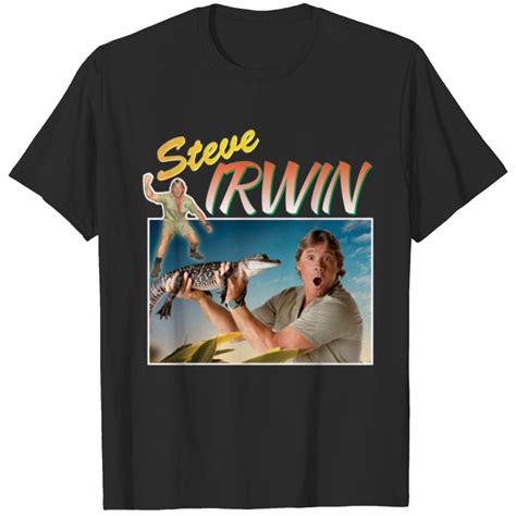 Steve Irwin Montage - Steve Irwin - T-Shirt sold by CharliLewis | SKU 1590592 | Printerval