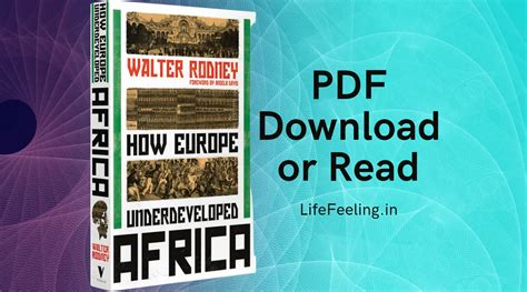 How Europe Underdeveloped Africa PDF Download | Read