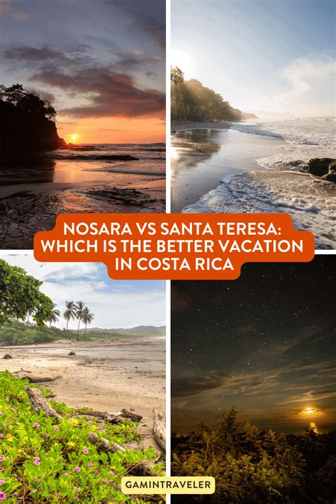 Nosara vs Santa Teresa - Which is the Better Vacation?