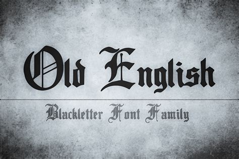 Old English Font by The Tenacious Type Studio · Creative Fabrica