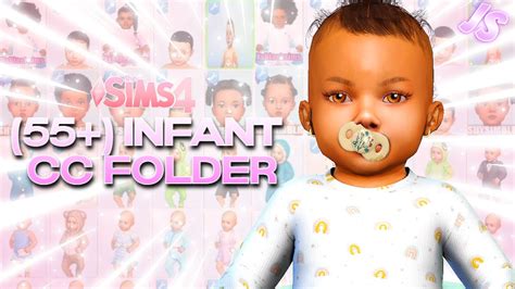 INFANT CC FOLDER 🍼👶 (55+ ITEMS) | Sims 4 | FOLDER+INFANT DOWNLOAD - YouTube