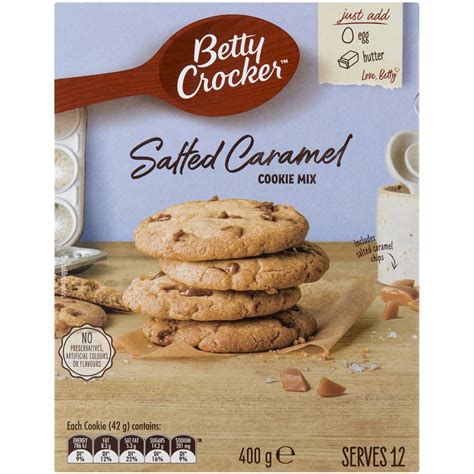 Betty Crocker Salted Caramel Cookie Mix Limited Edition 400g | Woolworths