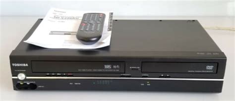 TOSHIBA SD-V296 DVD Player VCR VHS Combo Player 4-Head Recorder w ...