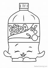 Soda From Shopkins Coloring Pages  Free Printable sketch template