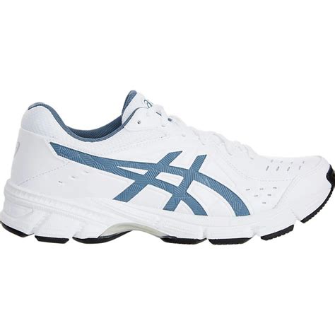 Asics Gel-195TR (2E) Wide Mens Cross Training Shoes: White/Steel Blue: US 9 | Mike Pawley Sports