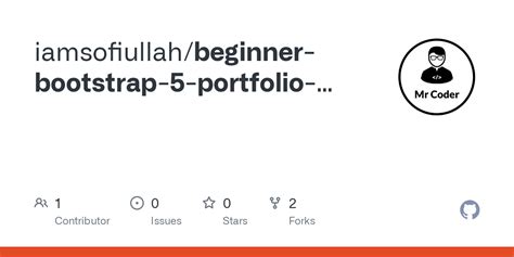 GitHub - iamsofiullah/beginner-bootstrap-5-portfolio-template