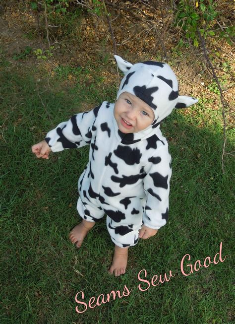 Calf Fleece Costume-baby Cow Costume-infant Cow Costume-calf - Etsy