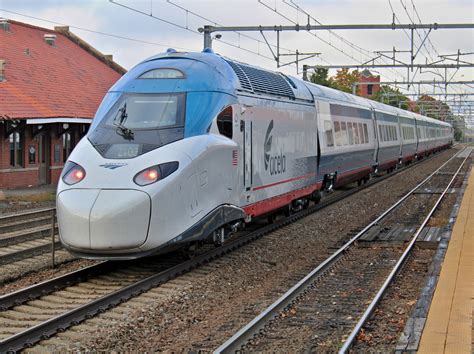 Amtrak's Liberty Acela to Boston: The NERAIL New England Railroad Photo Archive