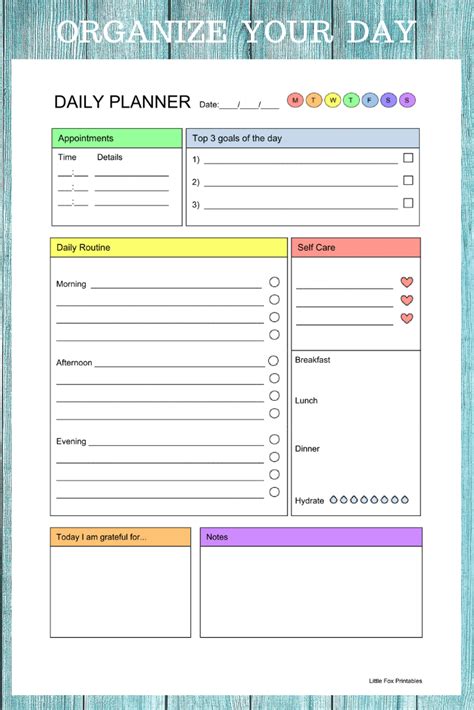 Daily routine printable | Routine printable, Wedding guest list ...