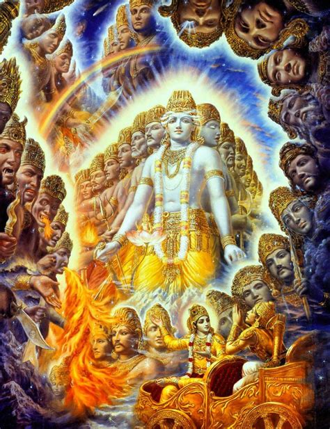 Krishna Reveals Universal Form Painting