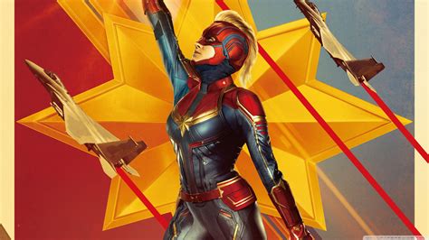 Captain Marvel Movie Wallpaper 4k - 2560x1440 Wallpaper - teahub.io