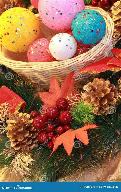 Christmas spheres. stock photo. Image of holiday, sphere - 11906576