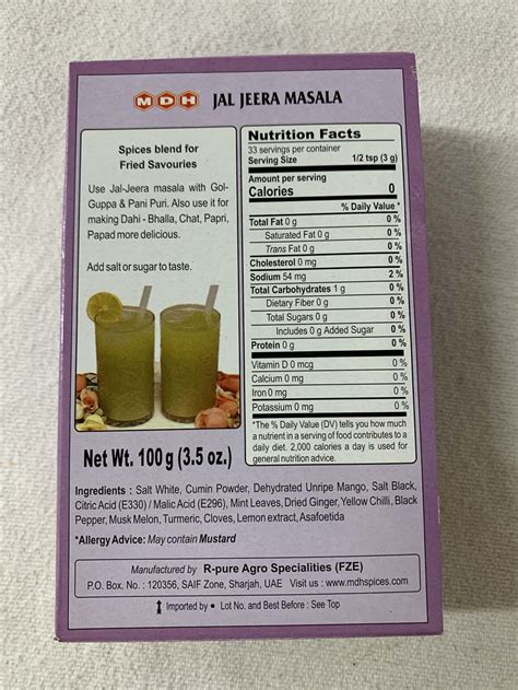 MDH Jal Jeera Masala - Indian Grocery Store | Bombay Spiceland | Delivery & Pickup